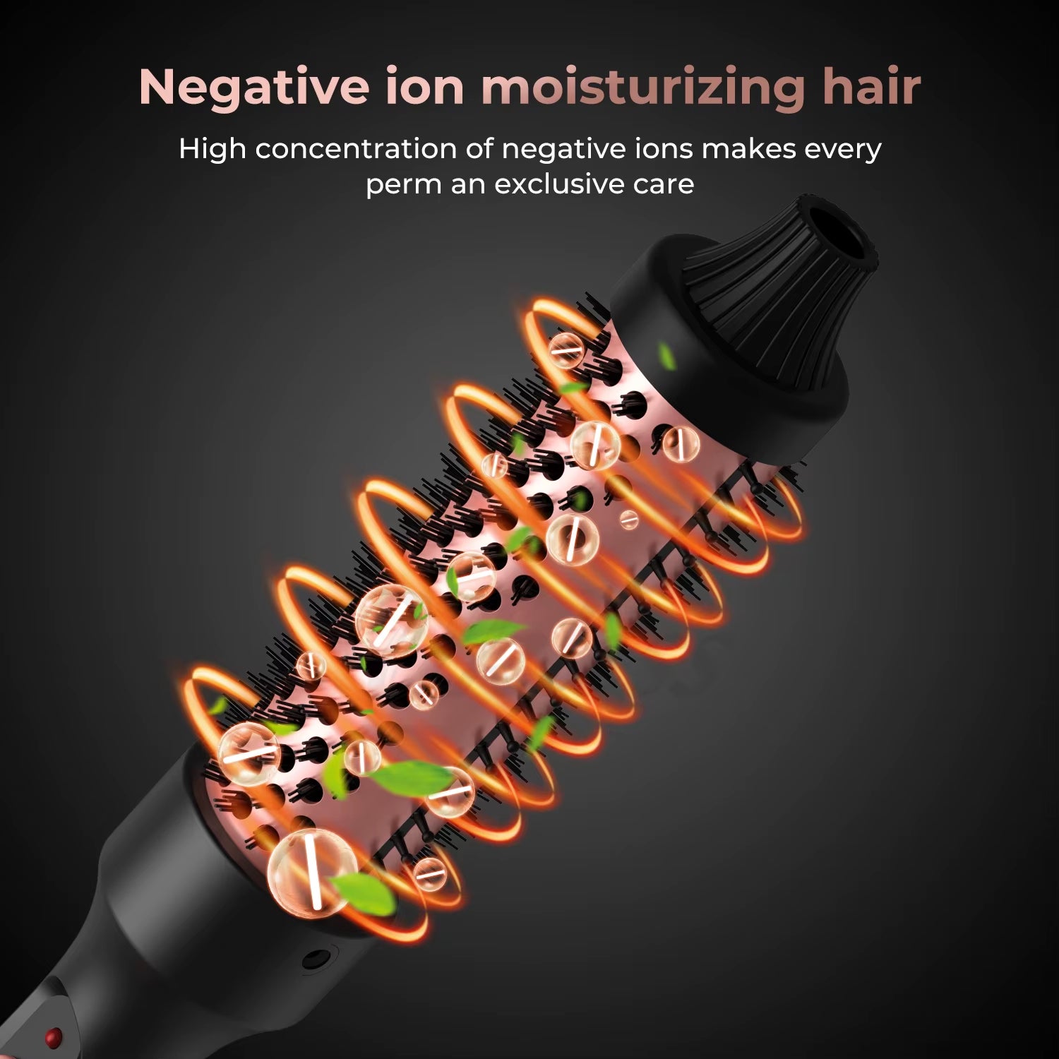 UKLISS Cepillo Térmico 2 en 1 – Riza, Da Volumen y Controla el Frizz