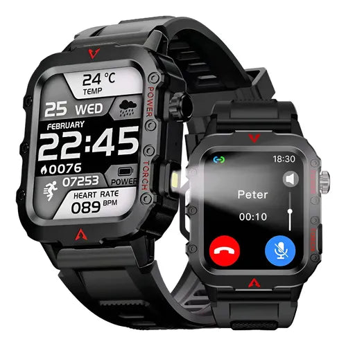 LAXASFIT Q11 Smartwatch – Llamadas, Deportes y Funciones Inteligentes