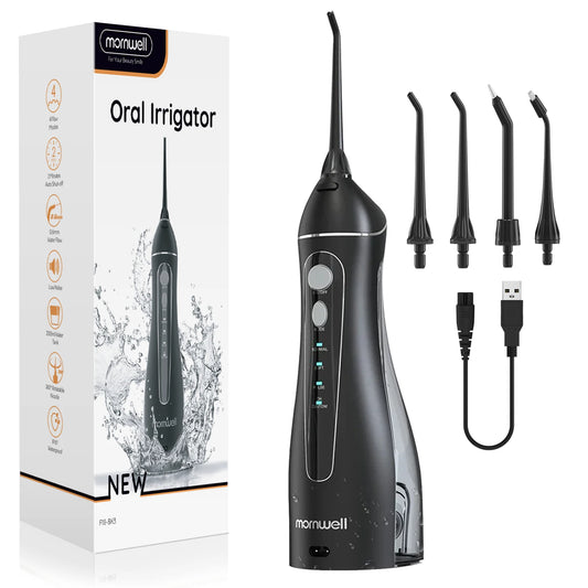 Irrigador Dental Portátil F18 – Limpieza Profunda y 4 Modos